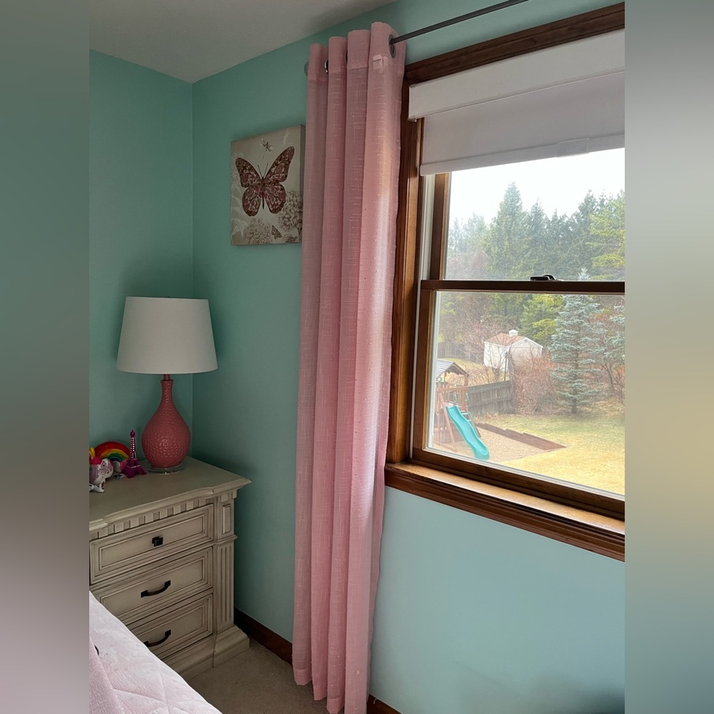 Superior Meteorite Pink Curtains